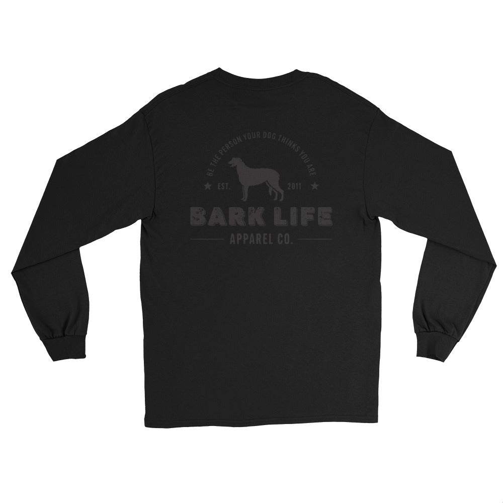 Scottish Deerhound - Long Sleeve Cotton Tee  Shirt