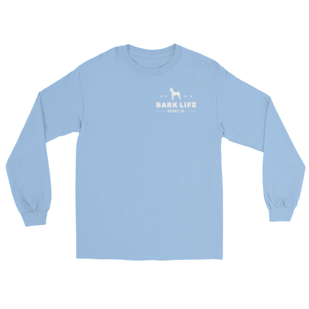Basenji - Long Sleeve Cotton Tee  Shirt