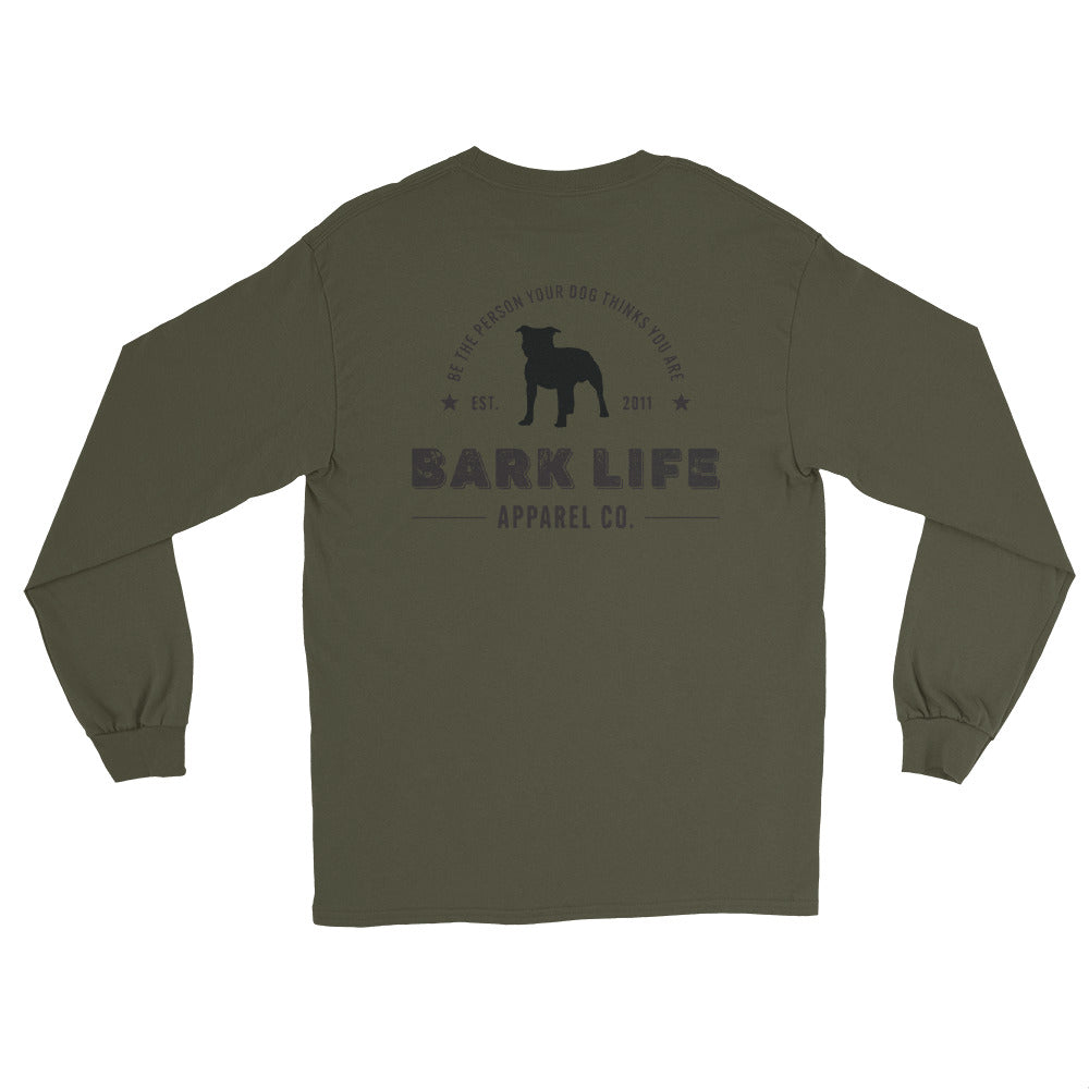 American Staffordshire Terrier - Long Sleeve Cotton Tee  Shirt