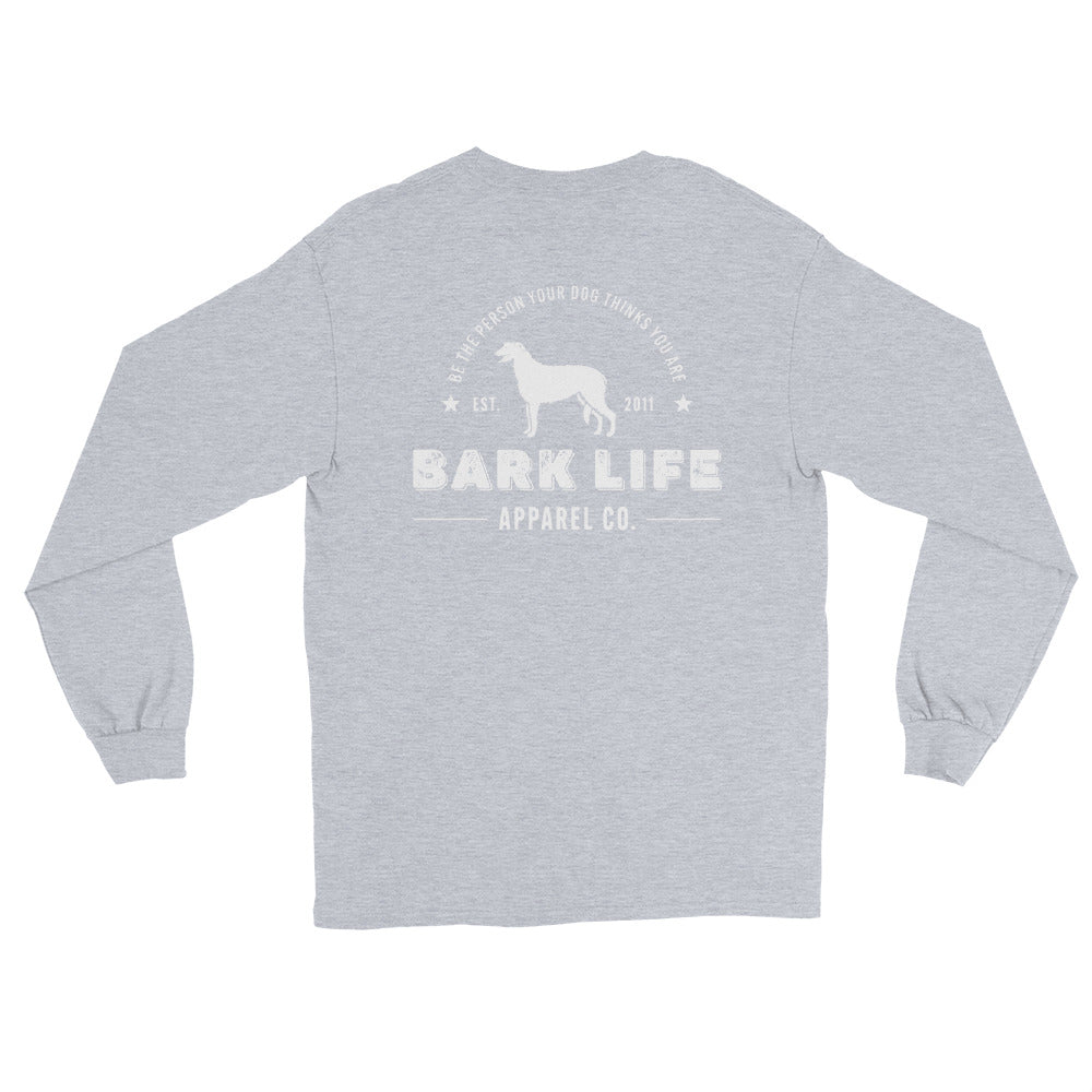 Scottish Deerhound - Long Sleeve Cotton Tee  Shirt