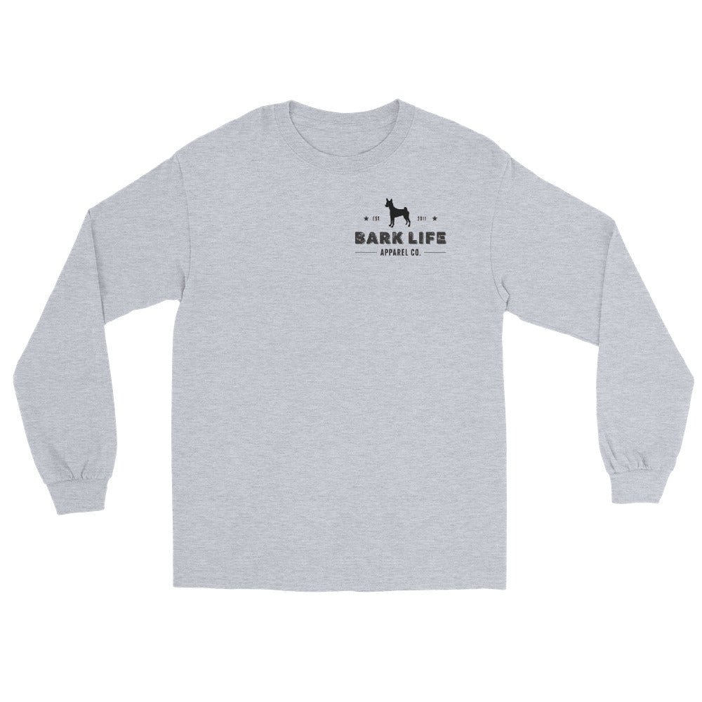 Basenji - Long Sleeve Cotton Tee  Shirt