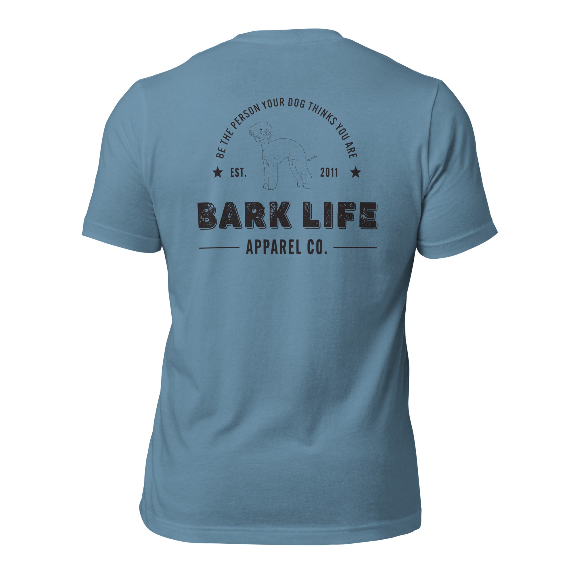 Bedlington Terrier - Short Sleeve Cotton Tee  Shirt